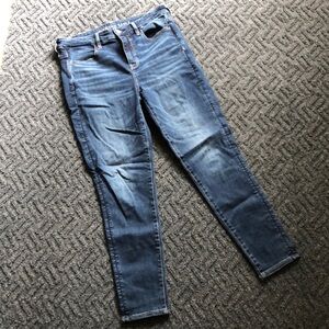 American Eagle Outfitters Dark Blue Skinny Jeans